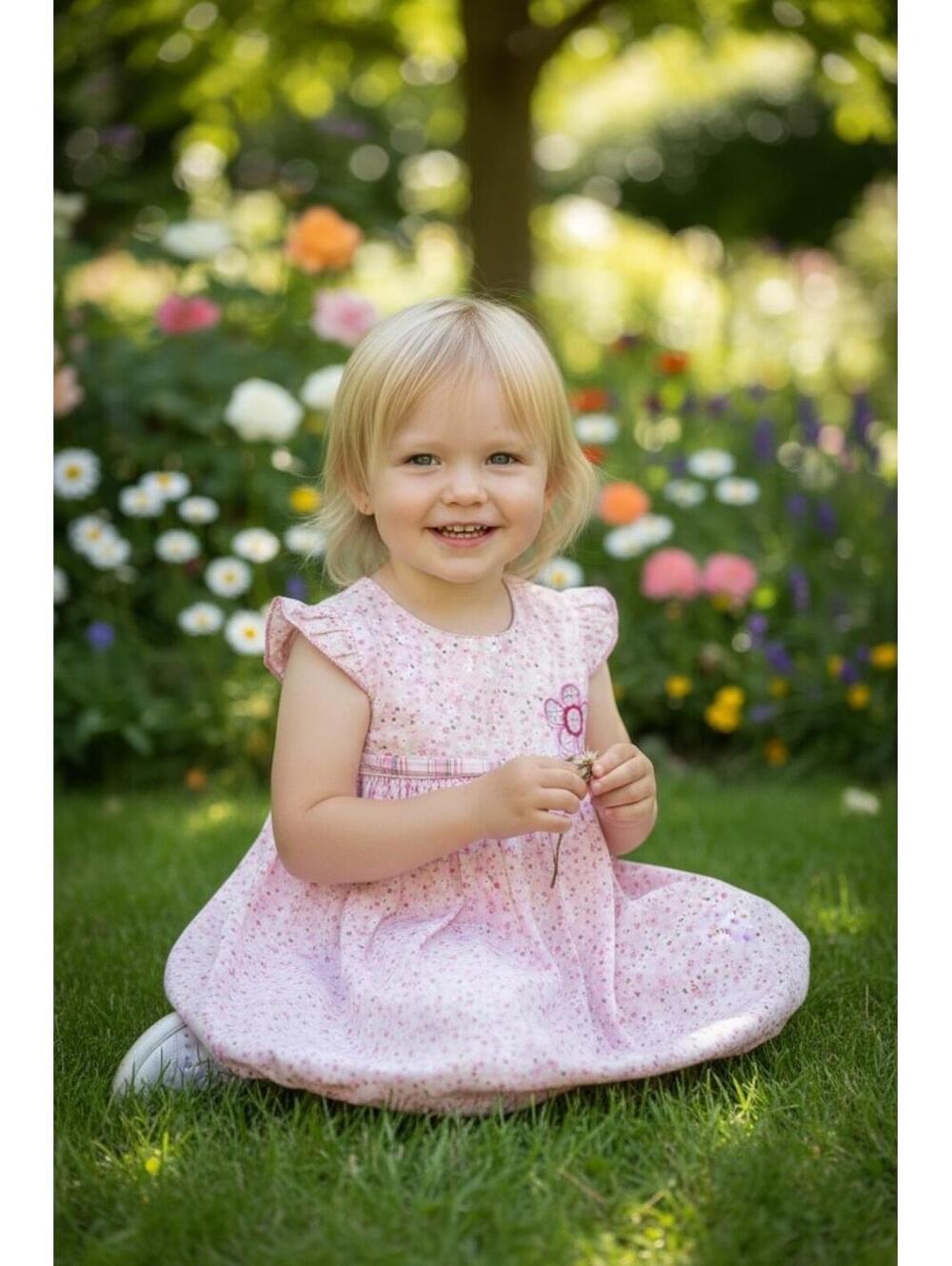 Baby Girls Pink Sundress by Poca, Size 3X, Lined Skirt, Party Dress, Wedding